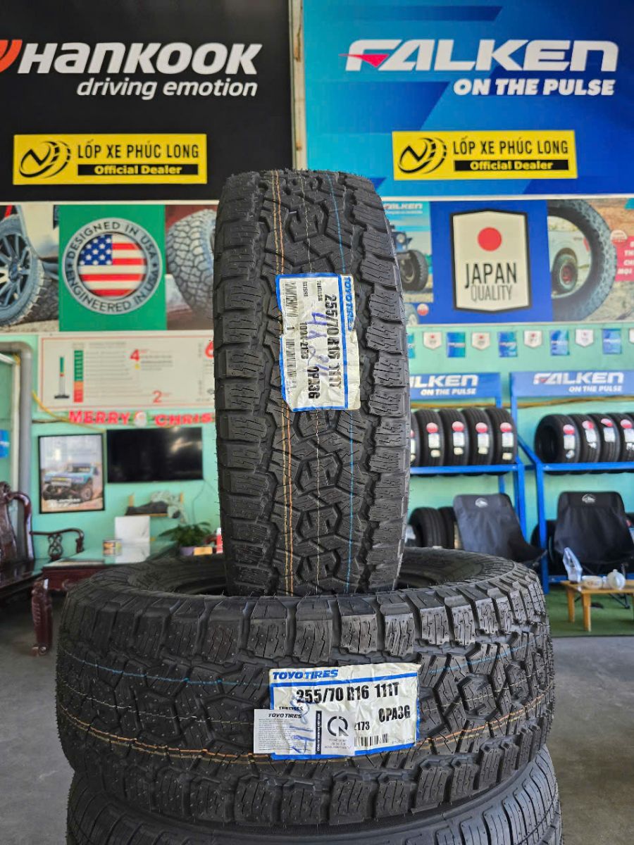 lốp địa hình 255/70R16 toyo opa3g nhật bản