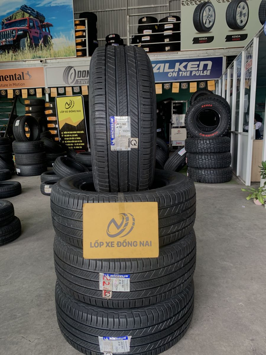 lốp 265/60R18 michelin primacy suv