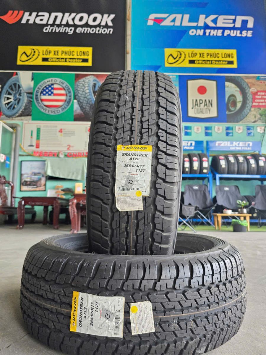 lốp ô tô 265/65R17 dunlop grandtrek at25