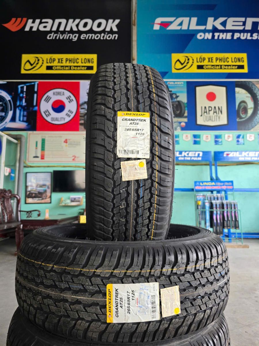 giá lốp 265/65R17 dunlop grandtrek at25