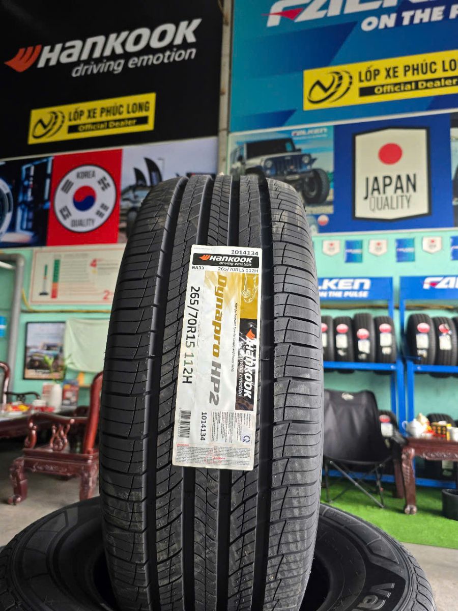 lốp ô tô 265/70R15 hankook ra33 hàn quốc