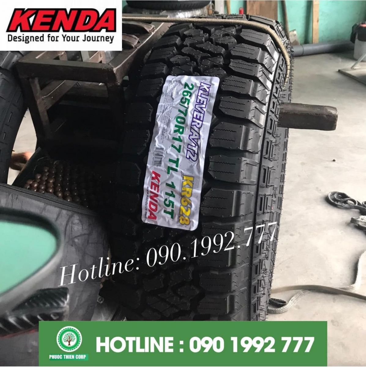 lốp ô tô offroad 265/70R17 kenda kr628 