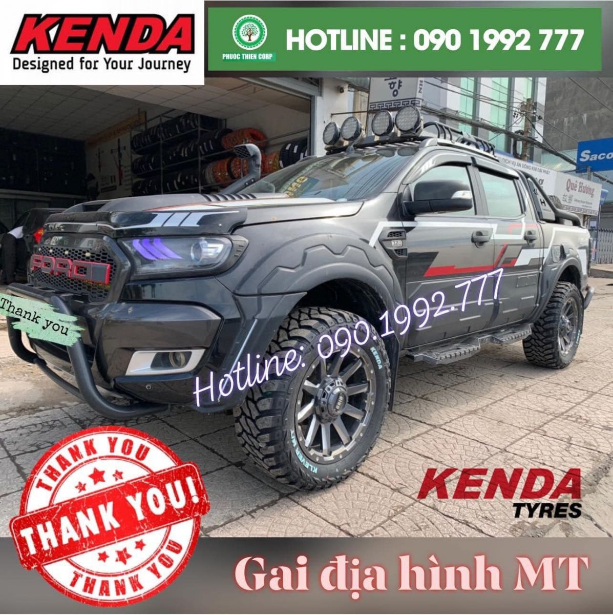 ranger độ kenda mt