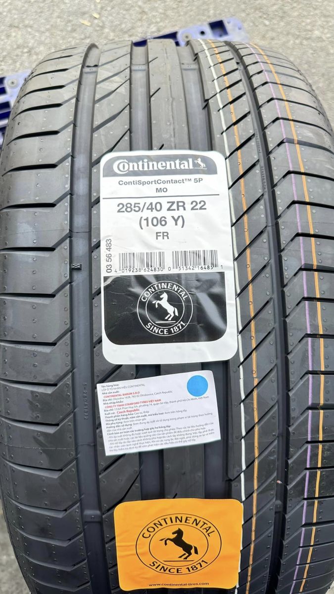 lốp ô tô 285/40R22 continental contisportcontact 5p