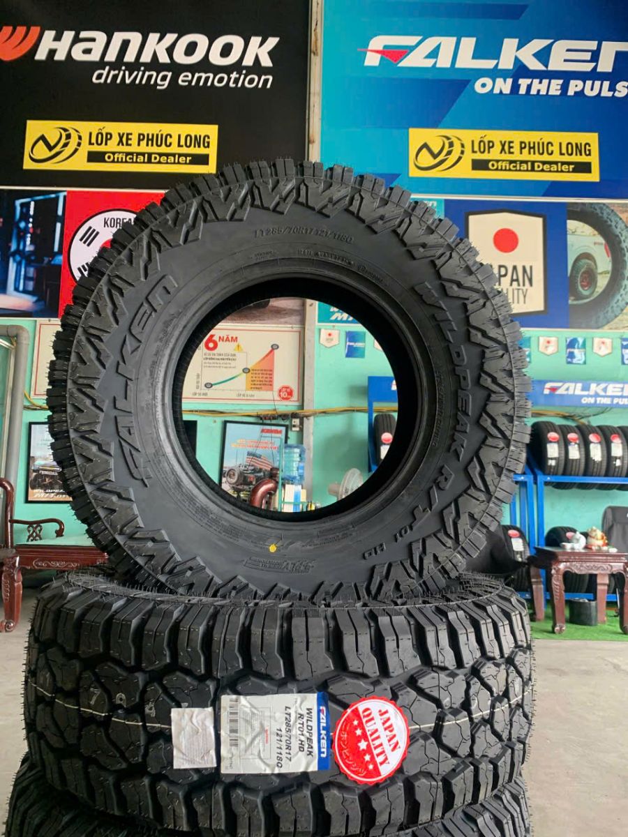 lốp địa hình 285/70R17 falken wildpeak rt01 ford ranger raptor