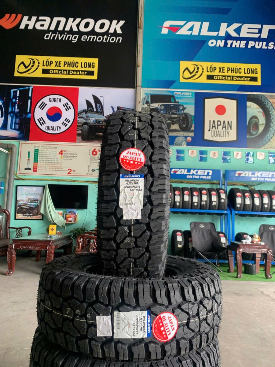 lốp địa hình 285/70R17 falken wildpeak at3w ford raptor