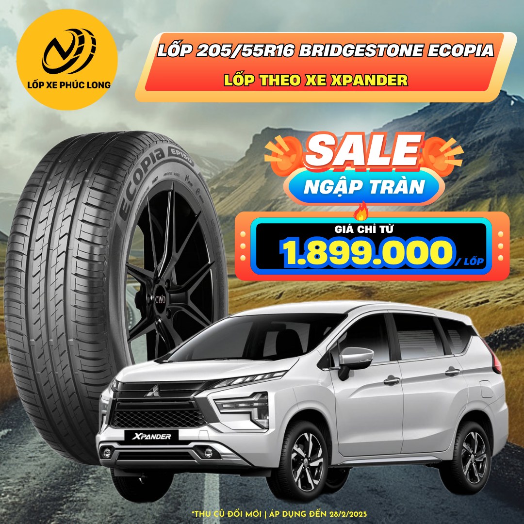 tư vấn thay lốp cho xe mitsubishi xpander