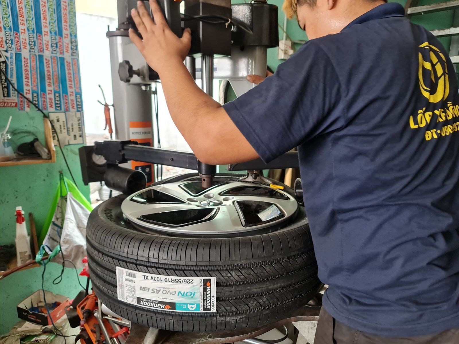 lốp 225/55R19 hankook ion cho xe điện vinfast vf8 eco