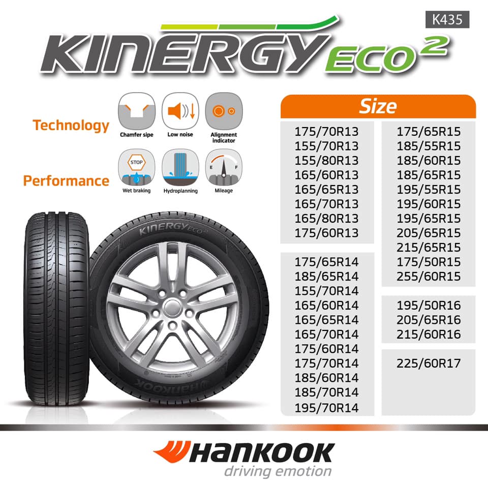 lốp ô tô hankook kinergy eco2