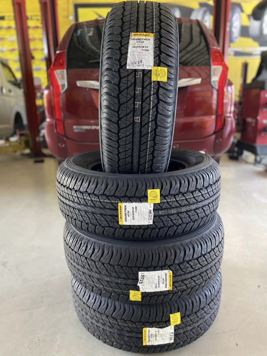 lốp 265/60R18 dunlop at20 nhật bản