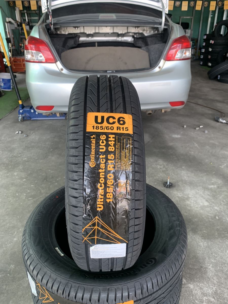 lốp ô tô 185/60R15 continental ultracontact uc6 đức