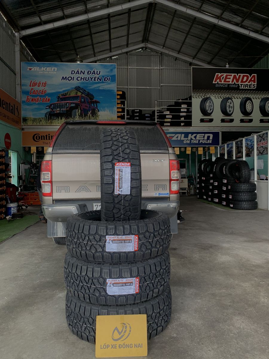 ford ranger thay lốp 265/65R17 kenda kr628 đài loan