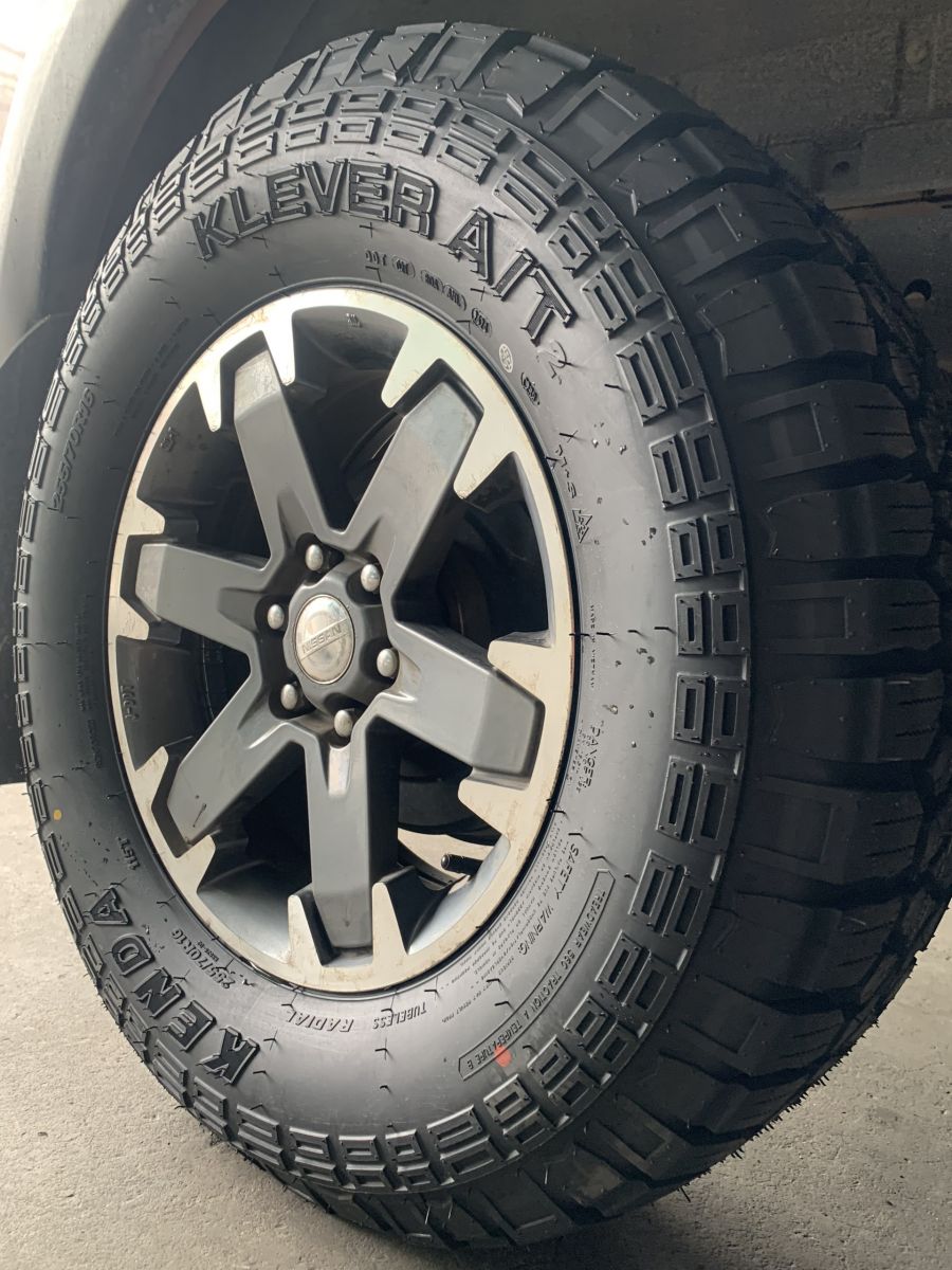 nissan navara thay lốp 255/70R16 kenda kr628