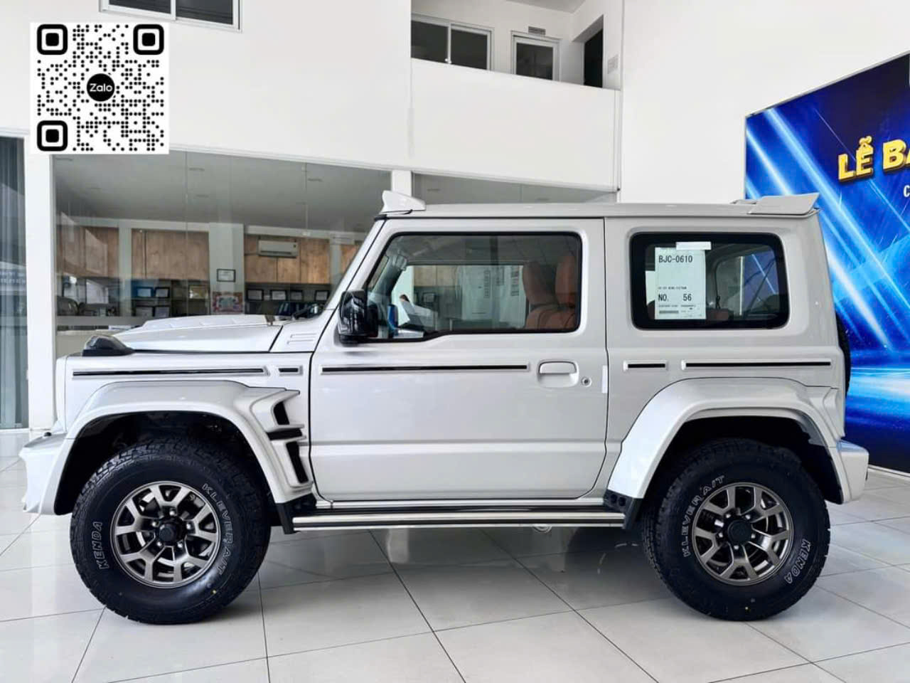 suzuki jimny thay lốp địa hình 235/75R15 kenda klever kr28