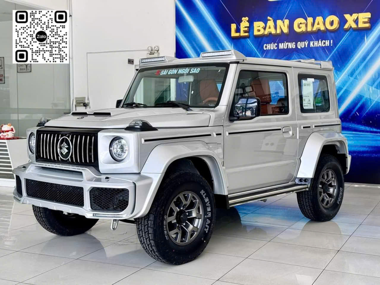 suzuki jimny thay lốp 235/75R15 kenda klever kr28