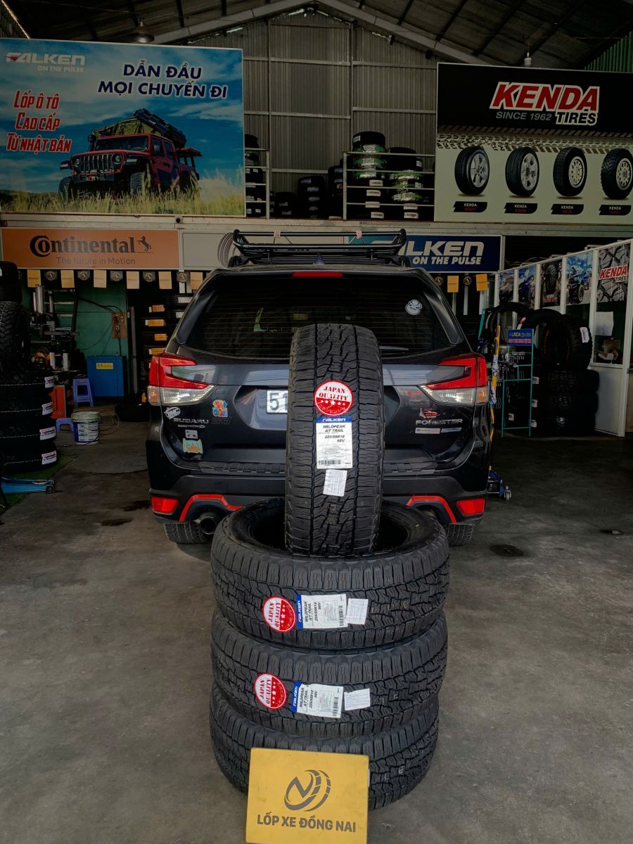 subaru forester thay lốp 225/55R18 falken wildpeak at trail