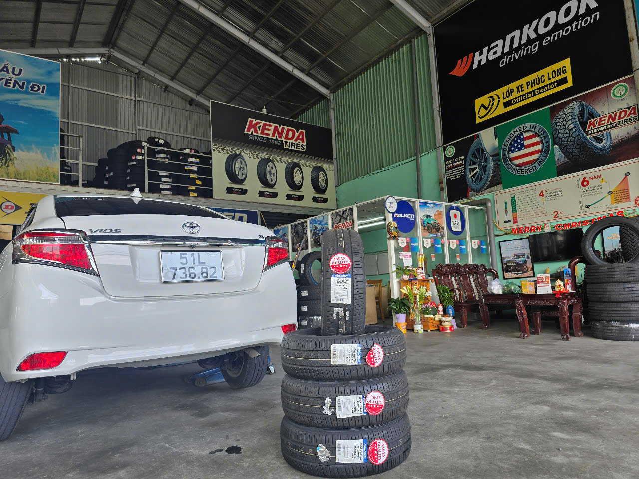 tư vấn mua lốp cho xe toyota vios