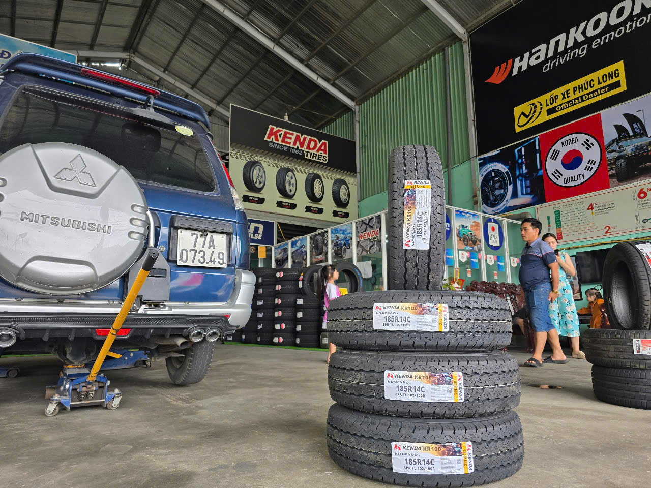 giá bán lốp 185R14C kenda kr100