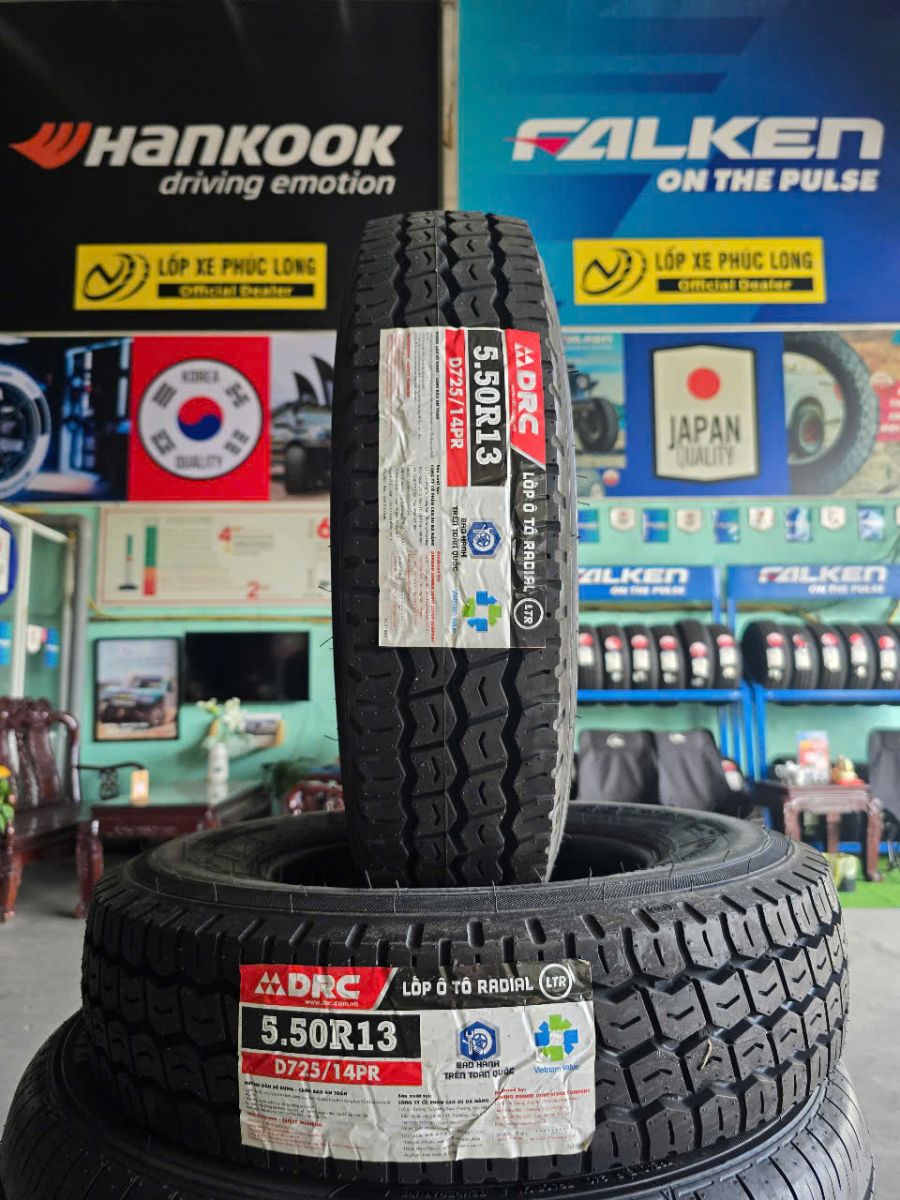 lốp xe tải nhẹ 5.50R13 DRC d725