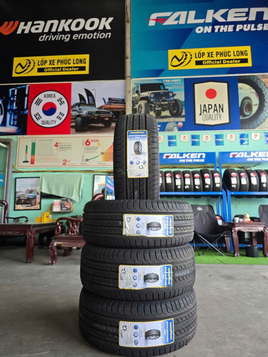 giá bán lốp ô tô 265/50R20 goodyear theo xe ford everest