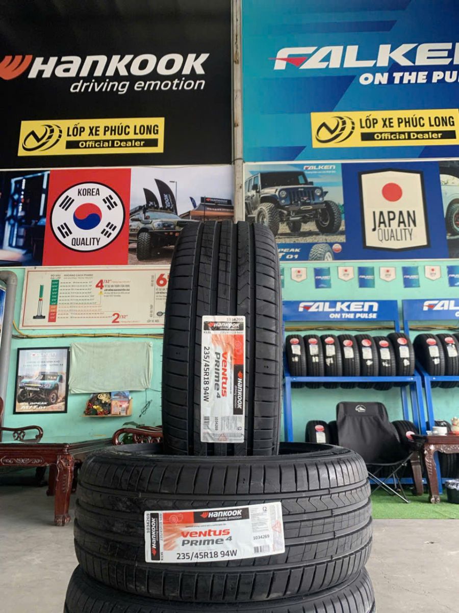 giá bán lốp 235/45R18 hankook ventus prime4 