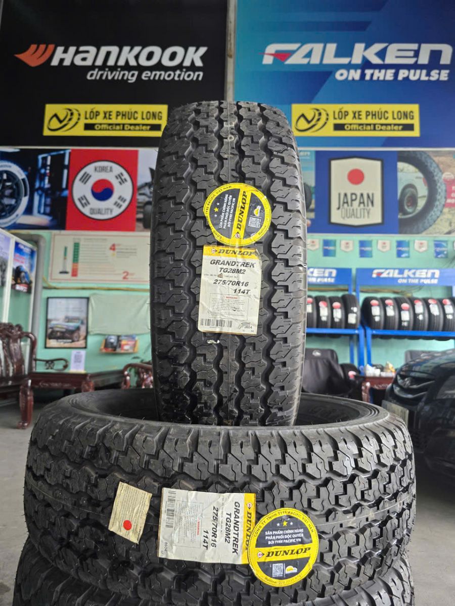 giá bán lốp 275/70R16 dunlop nhât bản toyota land cruiser