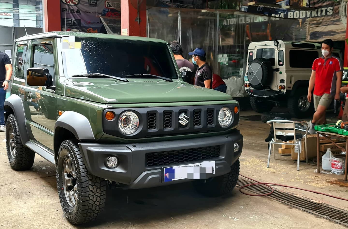 REVIEW : Xe Suzuki Jimny thay lốp offroad 235/75R15 Falken AT3W Nhật Bản