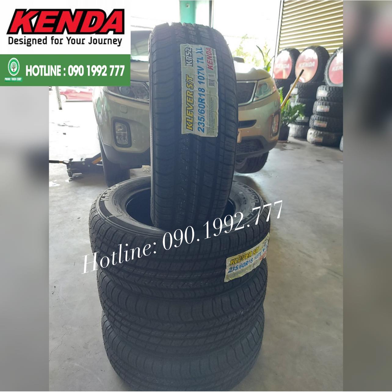 Review : Thay lốp 235/60R18 Kenda KR52 cho Kia Sorento (Hàng xuất Mỹ)