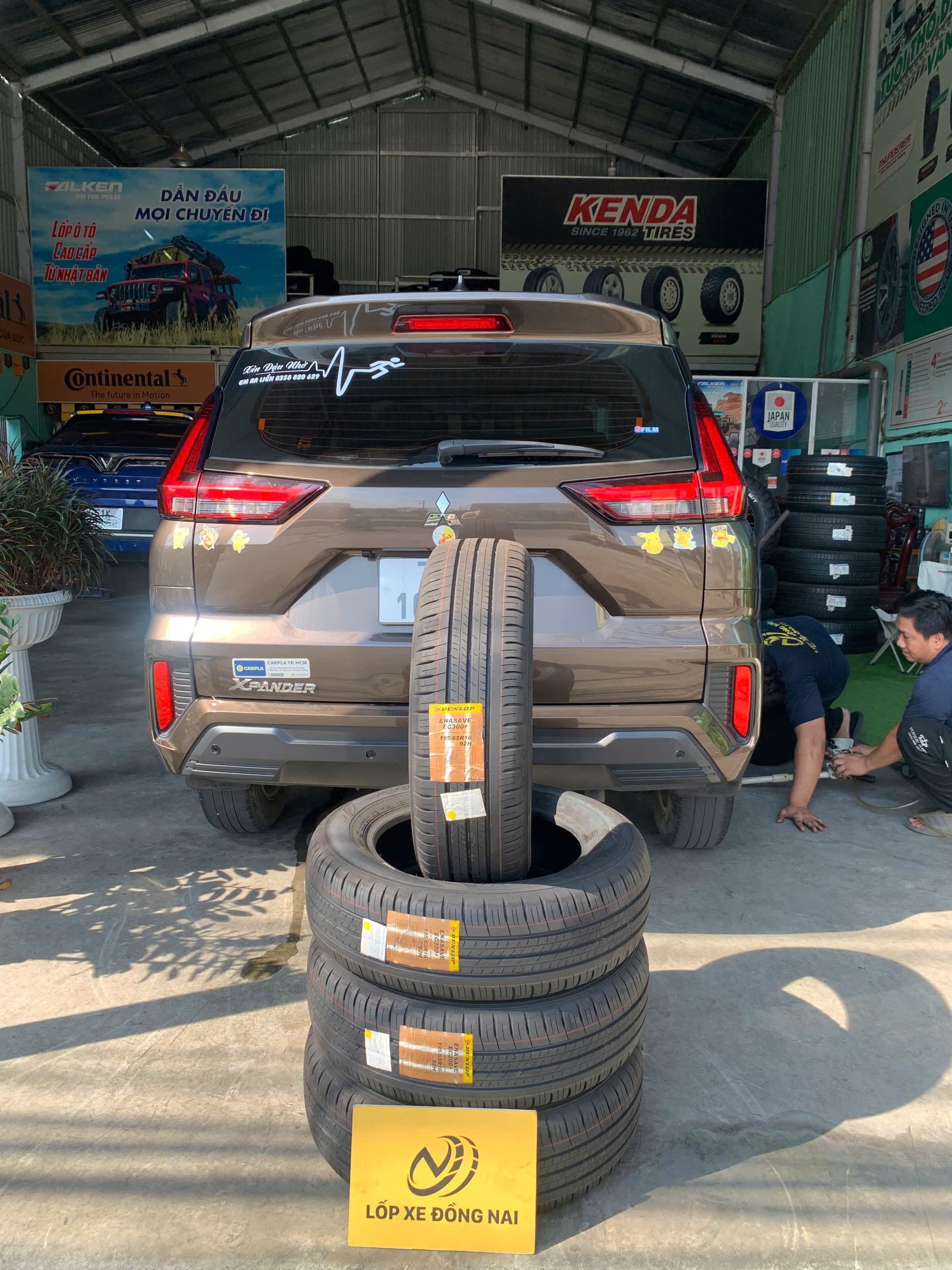 REVIEW : Xe Mitsubishi Xpander AT Eco thay lốp 195/65R16 Dunlop Enasave EC300+