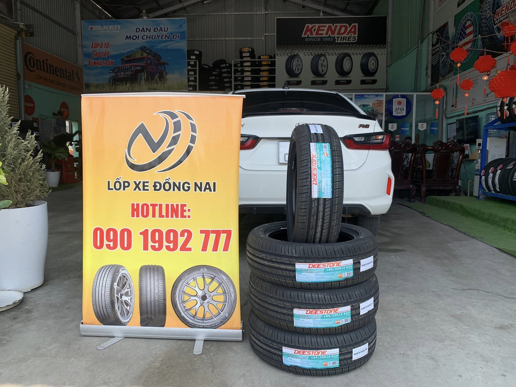 TƯ VẤN : Thay lốp xe Honda City ở Nhơn Trạch, Đồng Nai.