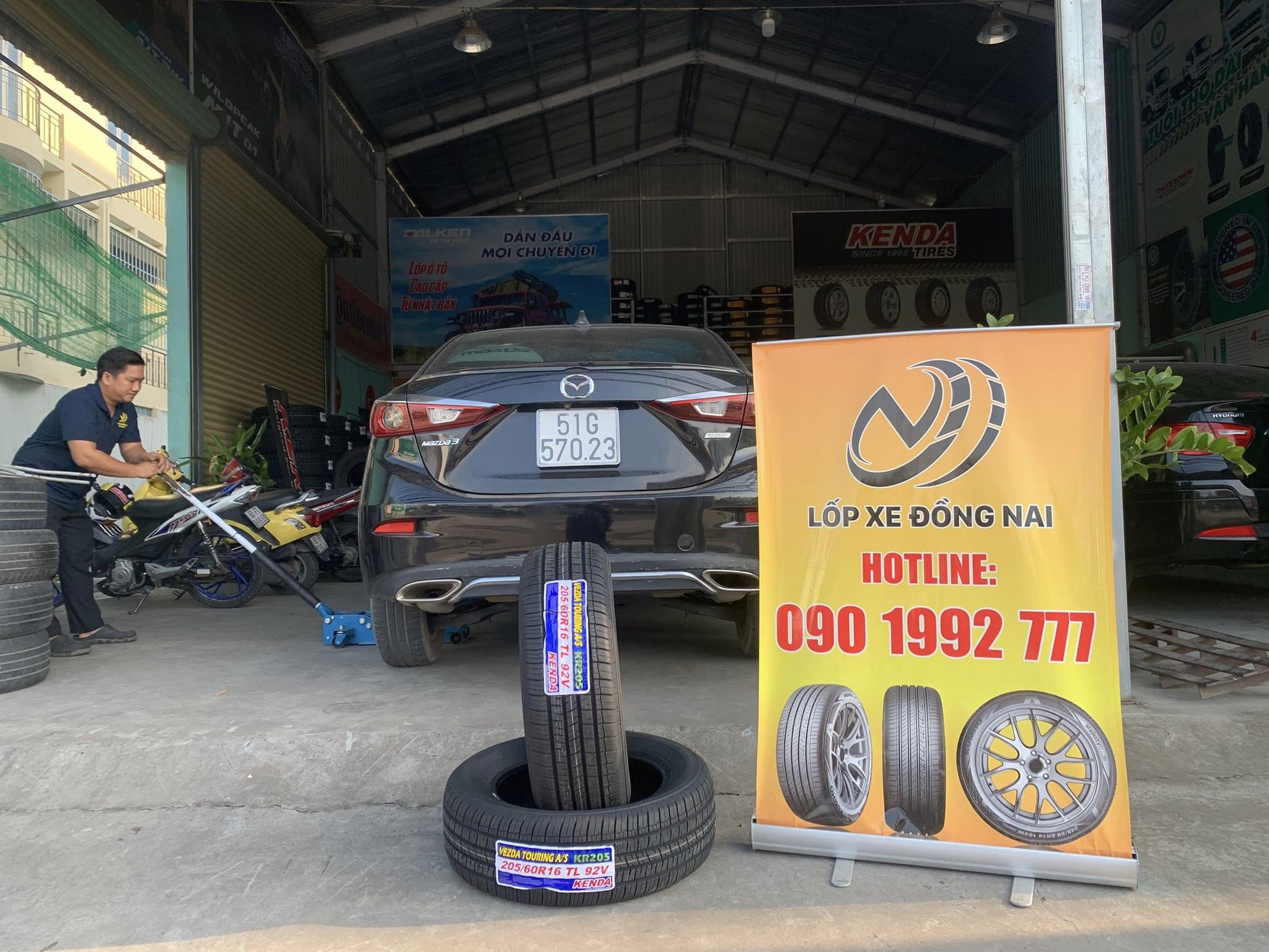 TƯ VẤN : Thay lốp xe Mazda 3 ở Long Thành, Đồng Nai.