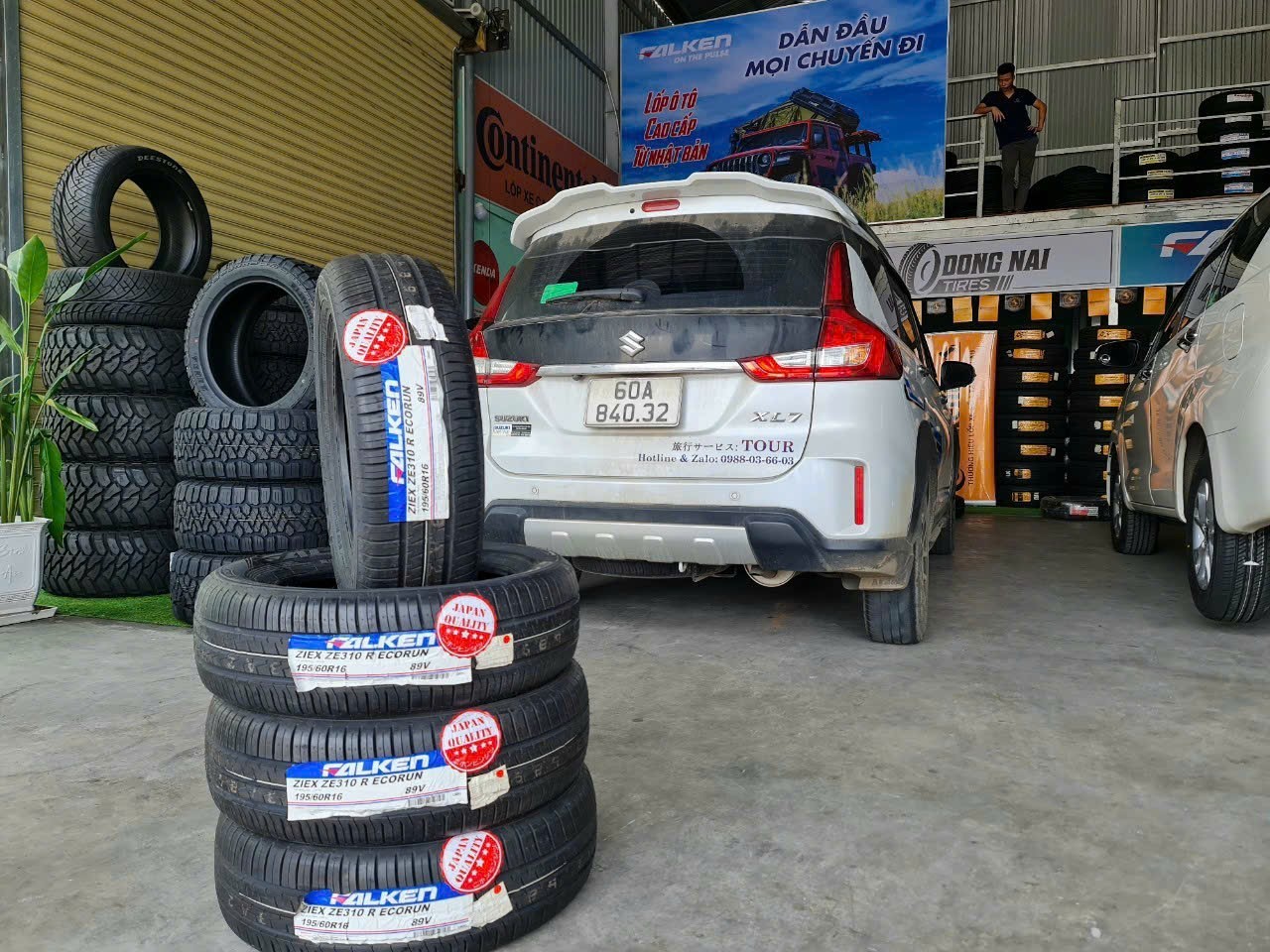 TƯ VẤN : Thay lốp xe Suzuki XL7 ở Long Thành, Đồng Nai.