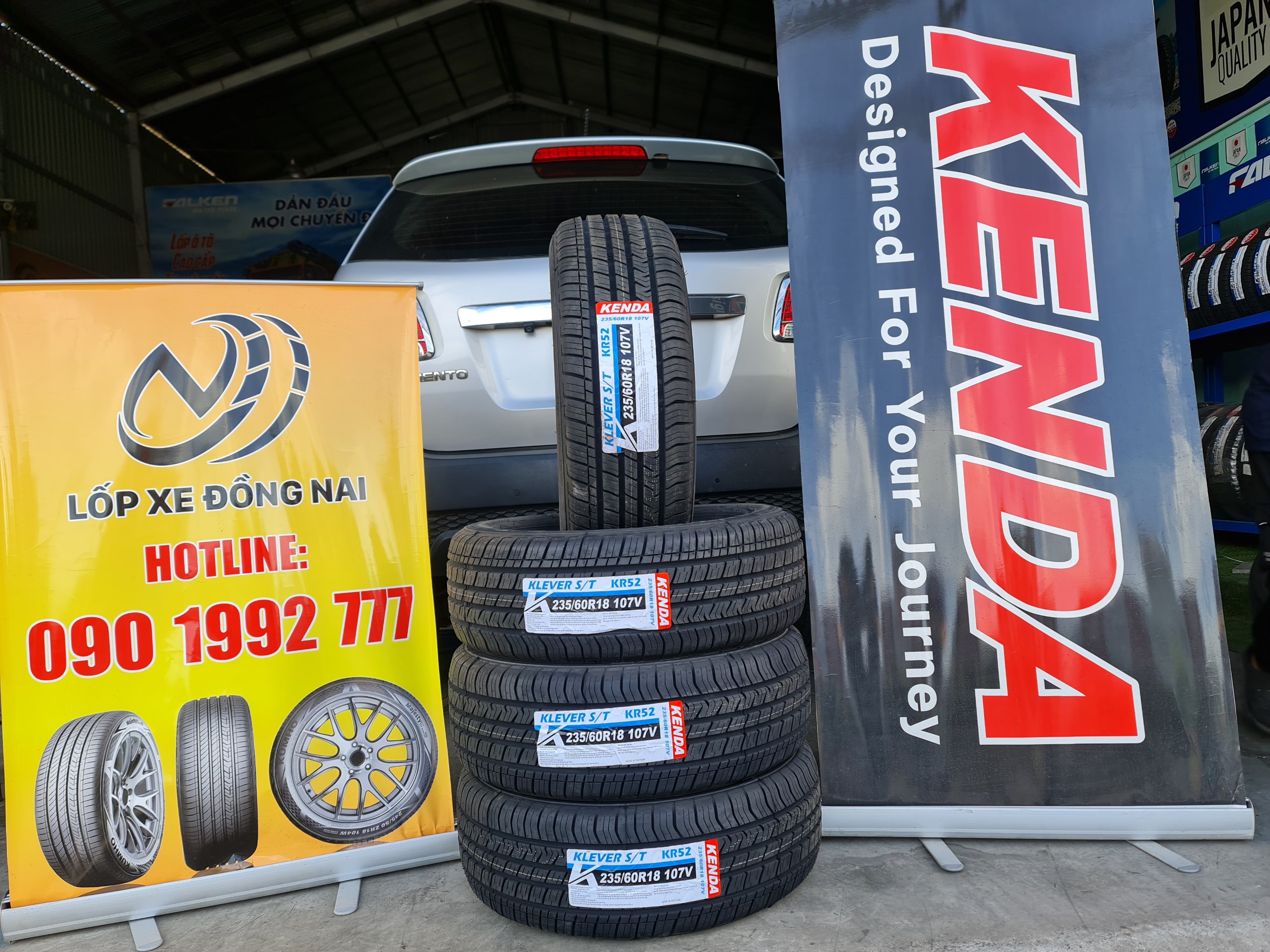 Review : Kia Sorento thay lốp 235/60R18 Kenda Klever S/T KR52