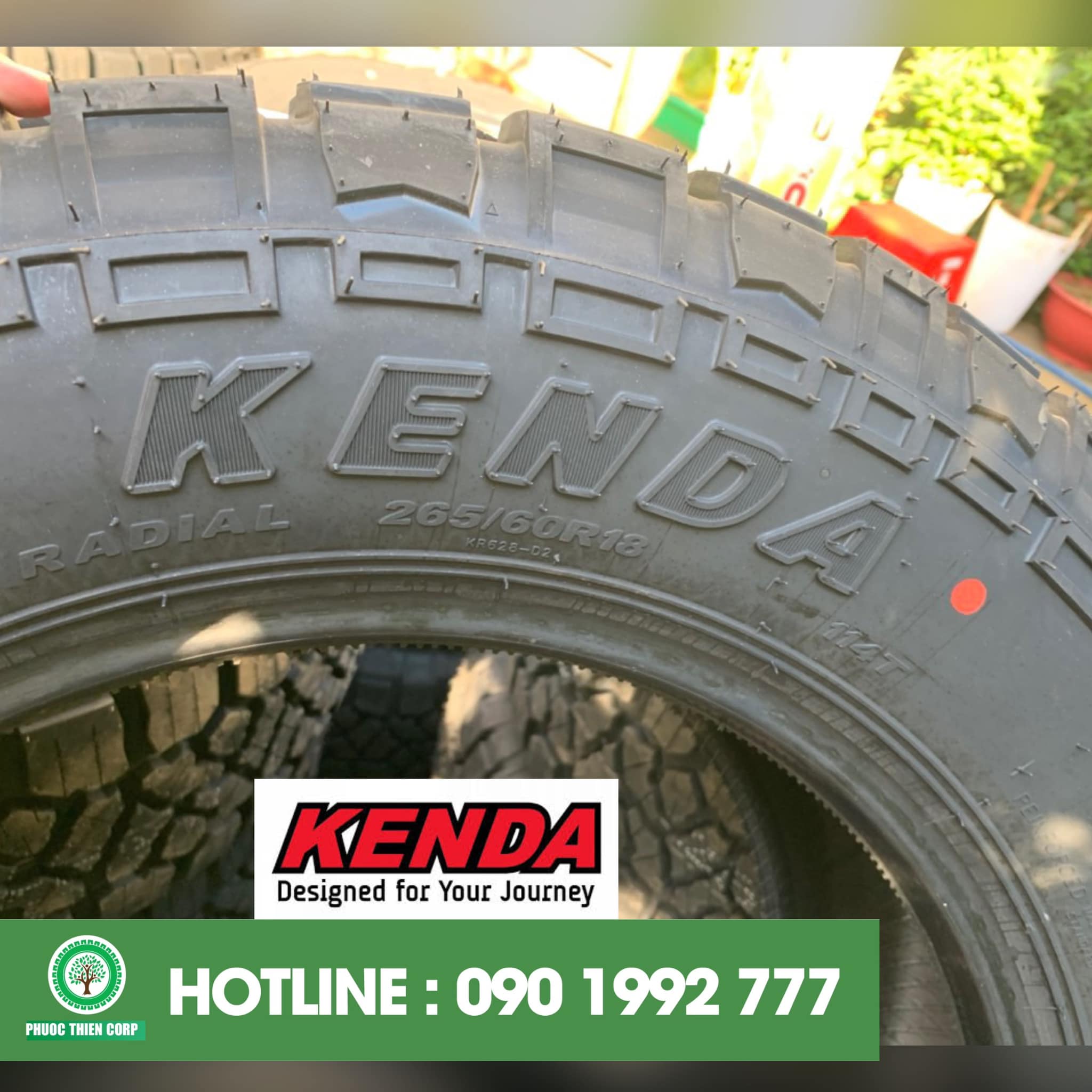 Lốp ô tô offroad 265/65R18 Kenda Klever KR628 (AT2)