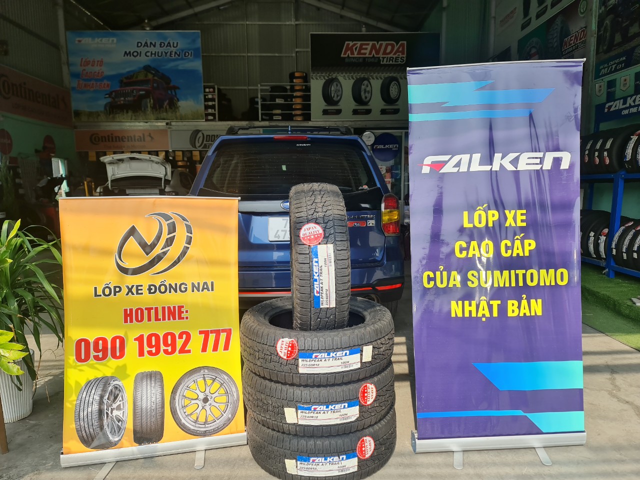 TƯ VẤN : Thay lốp xe Subaru Forester ở Long Thành, Đồng Nai.