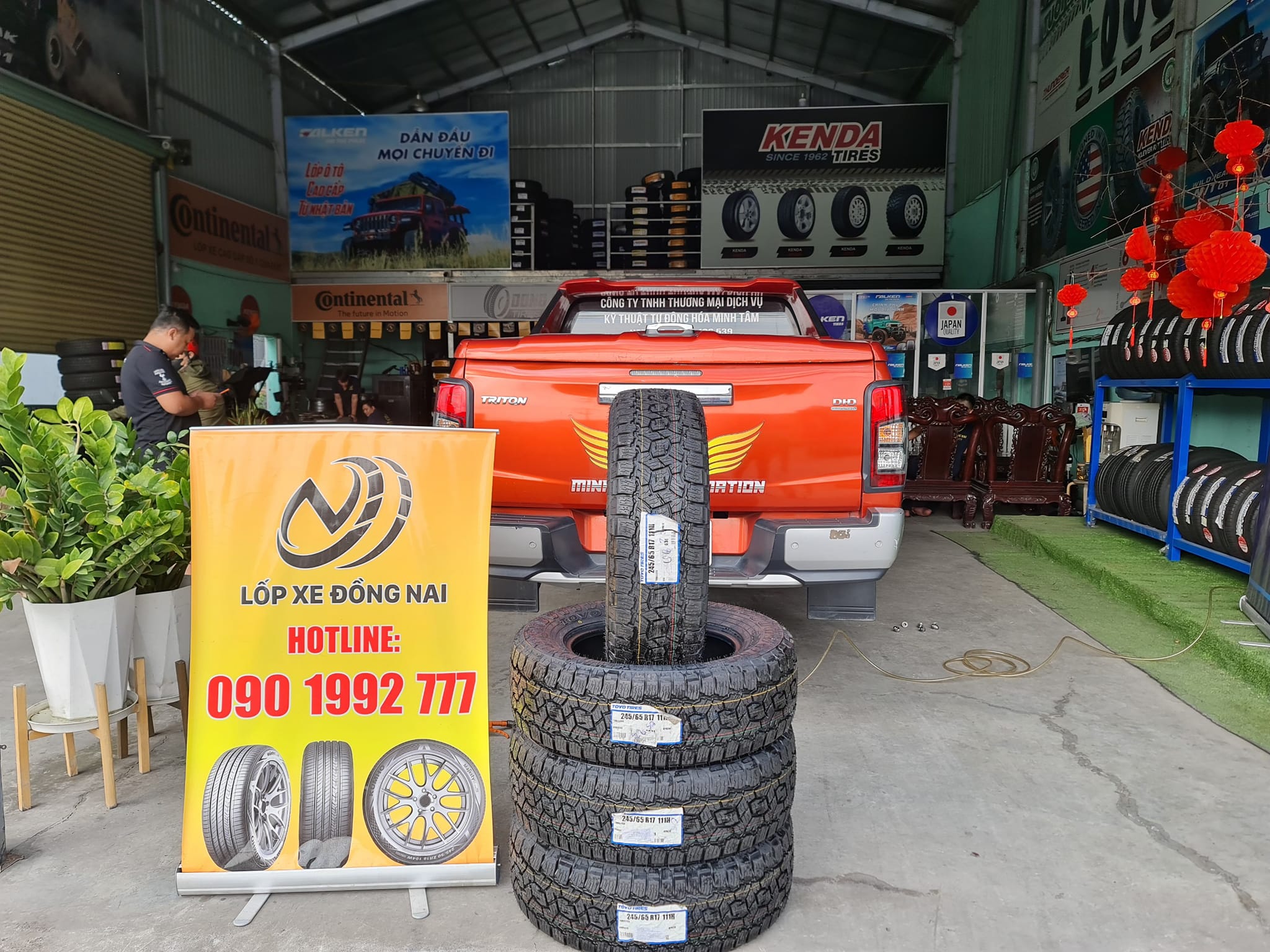TƯ VẤN : Thay lốp xe Mitsubishi Triton ở Long Thành, Đồng Nai.